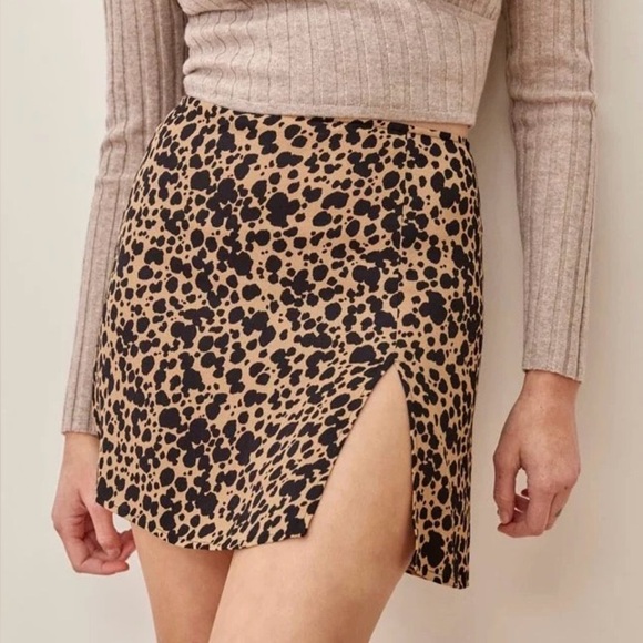 Reformation Margot Mini Skirt Size 4 - Picture 1 of 5